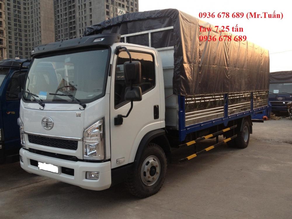 Bán xe tải faw 7,25 tấn / faw 7.25 tấn thùng dài 6m3 / động cơ 140PS cực khỏe / đời mới nhất
