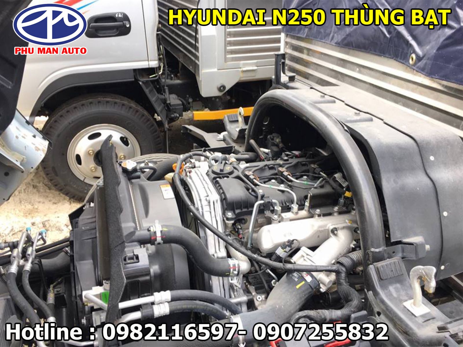 Xe tải Hyundai N250SL tải 2 tấn 4 thùng dài - Hyundai N250 thùng 4 met 4 - giá xe tải Hyundai N250