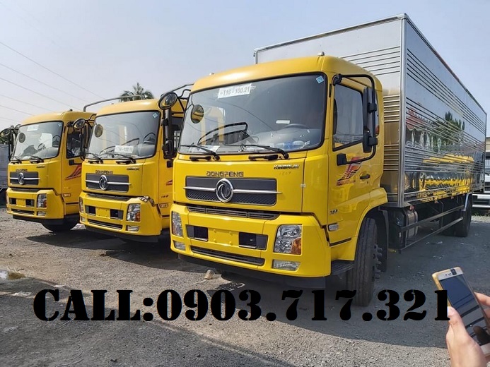 Bán xe tải Dongfeng B180 tải 7T5 thùng dài 9m7 nhập khẩu 2019 giá tốt 