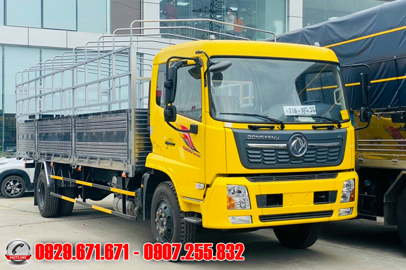 Xe tải Dongfeng B180 9 tấn thùng dài 7.5 mét nhập khẩu chở pallet bao bì 