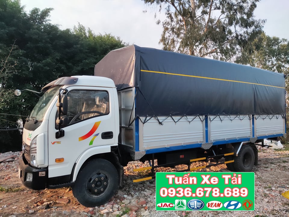 Bán xe Veam VT751 tải trọng 7.1 tấn, thùng 6m, máy Hyundai D4DB