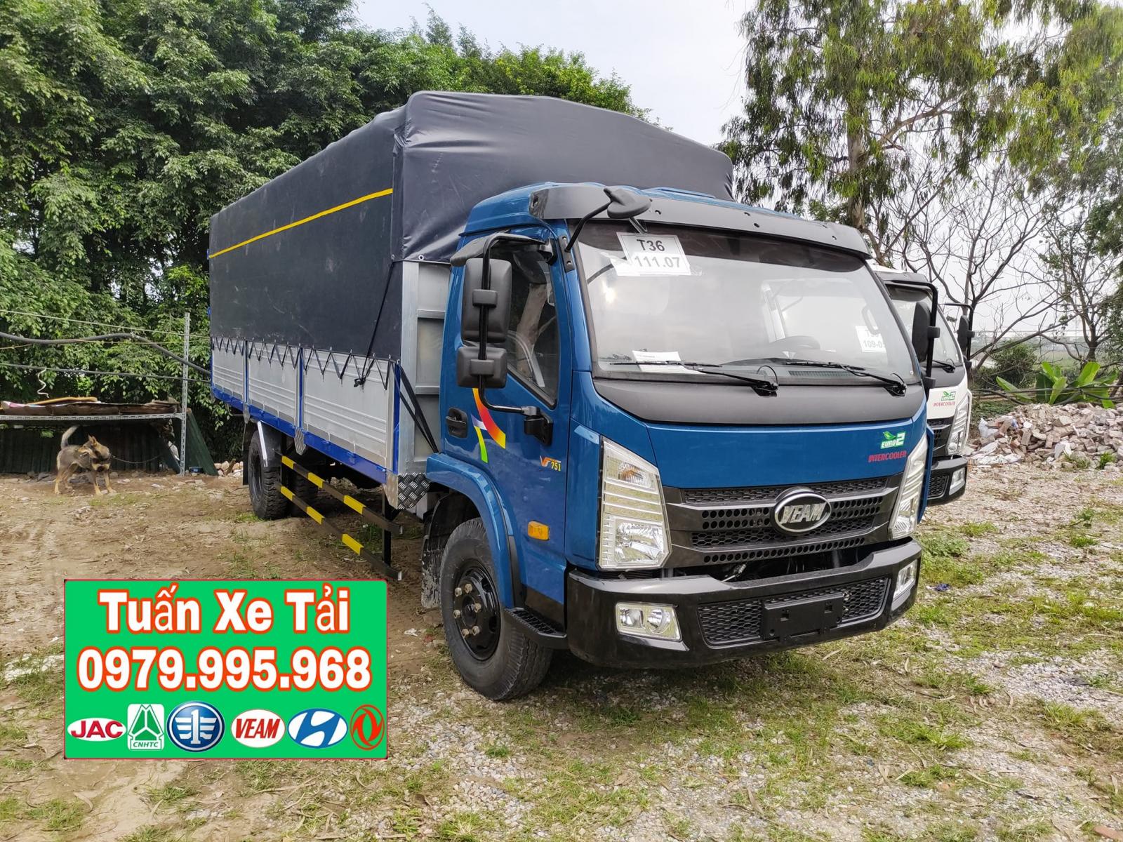 Veam VT750 2017 - Xe tải Veam VT751 7 tấn thùng 6m