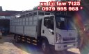 Howo La Dalat 2018 - Đại lý chính hãng bán xe tải faw 7,25 tấn, máy to cầu to, thùng dài 6m3, giá hợp lý nhất