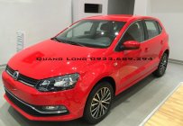 Volkswagen Polo 2016 - Volkswagen Polo Hatchback đỏ mâm R16 duy nhất - 1.6 MPI - AT 6 cấp DSG - Quang Long 0933689294 giá 695 triệu tại Lâm Đồng