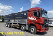 Xe tải Trên 10 tấn 2022 - Bán xe tải Howo Max 5 chân màu đỏ mới 2022 thùng tiêu chuẩn giao ngay  giá 1 tỷ 765 tr tại Gia Lai