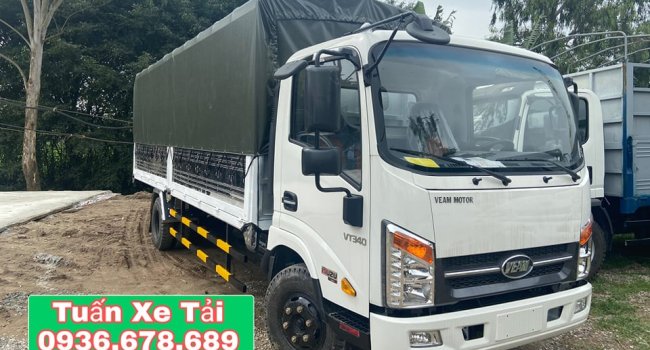Bán xe tải Veam VT340S thùng dài 6m